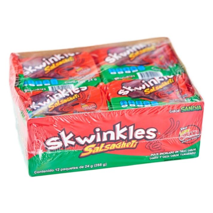Skwinkles Salsagheti Tamarind/Sandia 28.8g (Pack of 12) - SaGhTi