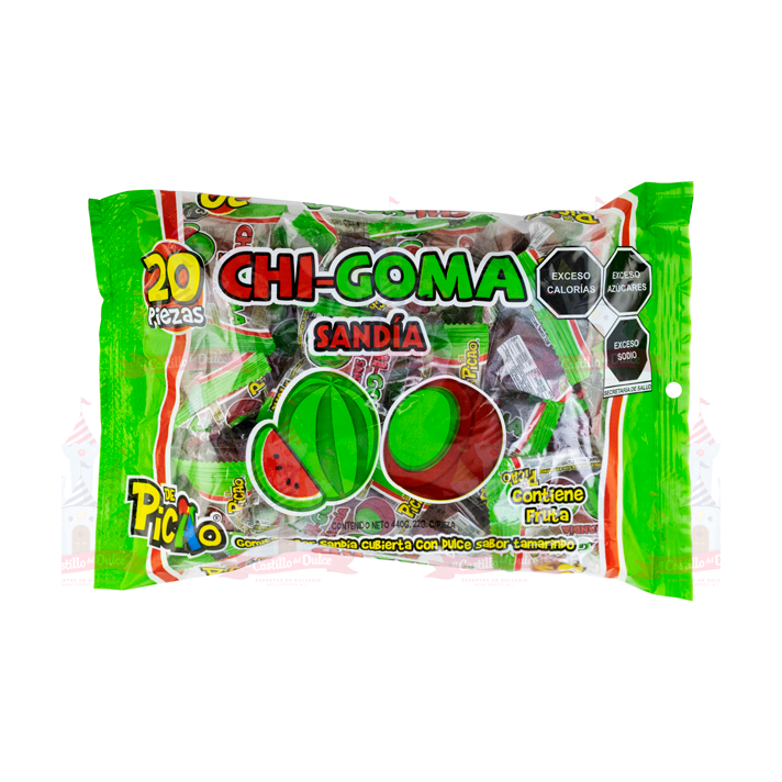Picao Chi-Goma Sandia 22g (Pack of 20)
