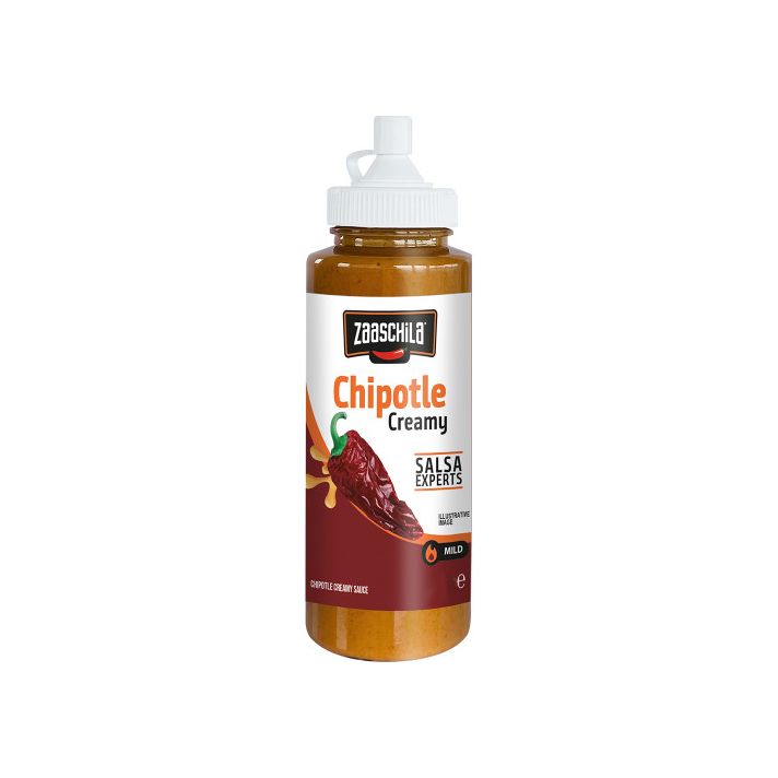 Zaaschila Salsa Chipotle Creamy-Cremosa Squeeze 465g - MexBotana