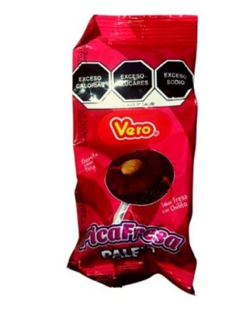 Vero Pica Fresa Paleta Pina 22g