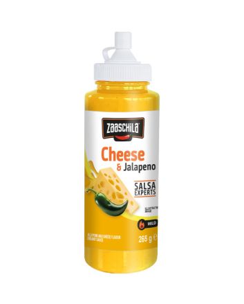 Zaaschila Salsa Cheese con Jalapeno Creamy-Cremosa Squeeze 265g - MexBotana