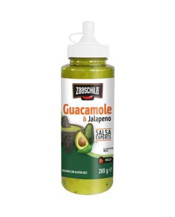 Zaaschila Salsa Guacamole con Jalapeno Squeeze 265g - MexBotana